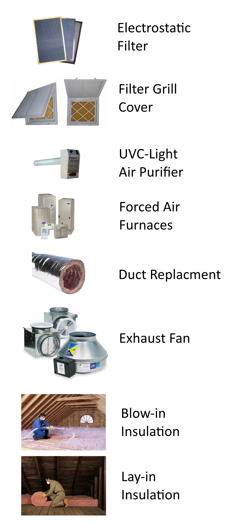 Air Duct Cleaning Bellevue Products